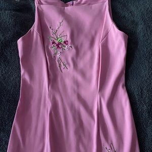 Pink Summer Floral Dress